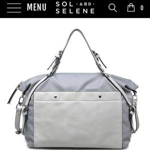 Sol and Selene Trendsetter Tote in grey.